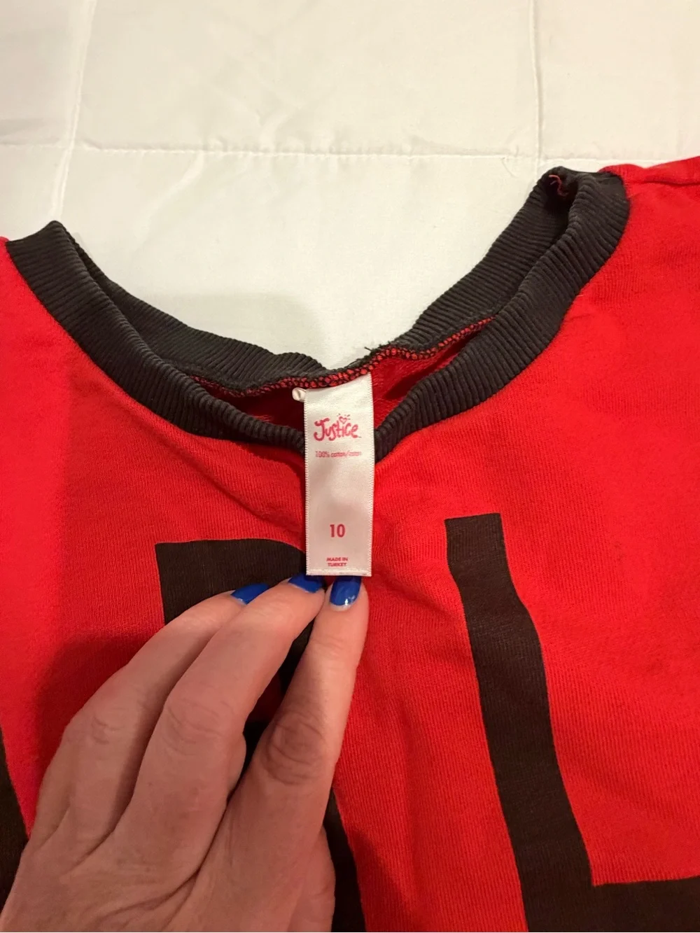 Justice Girls Hoodie & Top Bundle Size 10-12